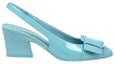 Order (W) FERRAGAMO Salvatore Gancini Kasut Tumit Tinggi Wanita 'Biru' 01D019-751695