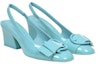 Lookbook (W) FERRAGAMO Salvatore Gancini Kasut Tumit Tinggi Wanita 'Biru' 01D019-751695