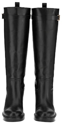 (W) 페라가모 간치니 하이탑 부츠 (세미 매트 블랙 카프스킨) 01C904-750681 Lookbook (W) 페라가모 간치니 하이탑 부츠 (세미 매트 블랙 카프스킨) 01C904-750681