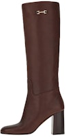 (Women) FERRAGAMO Salvatore Gancini High-Top Sneaker 'Brown Leather' 01E492-757874 (Women) FERRAGAMO Salvatore Gancini High-Top Sneaker 'Brown Leather' 01E492-757874