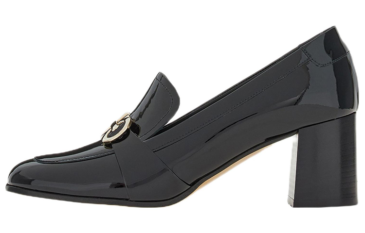 (Women) FERRAGAMO Salvatore Gancini High Heel Slip-On 'Black Patent Leather' 01E171-758072