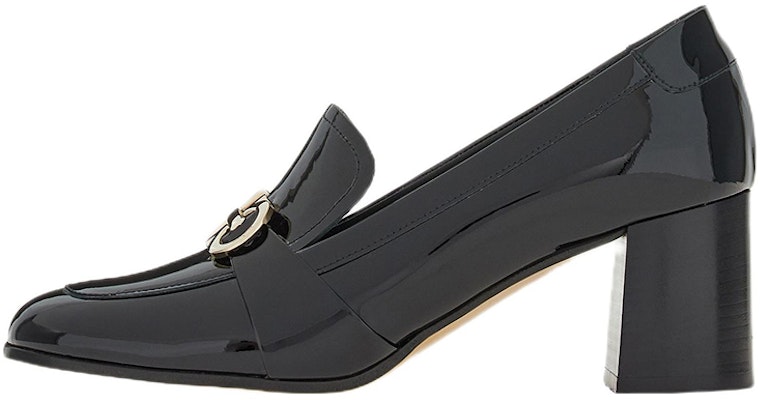 (Women) FERRAGAMO Salvatore Gancini High Heel Slip-On 'Black Patent Leather' 01E171-758072 Buy (Women) FERRAGAMO Salvatore Gancini High Heel Slip-On 'Black Patent Leather' 01E171-758072