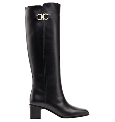 (Women) FERRAGAMO Salvatore Gancini Knee-High Boot 'Black' 01R491-733172 Order (Women) FERRAGAMO Salvatore Gancini Knee-High Boot 'Black' 01R491-733172