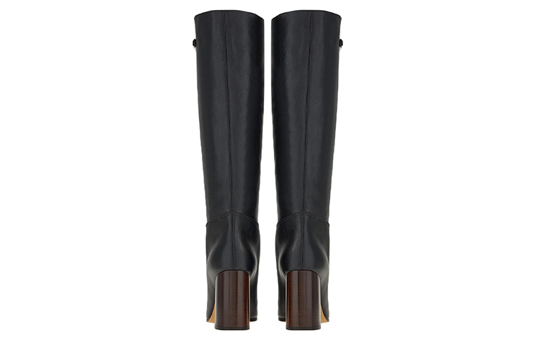 Purchase (W) FERRAGAMO Salvatore Gancini Sepatu Boot Tinggi Kulit 'Hitam' 01E492-757875