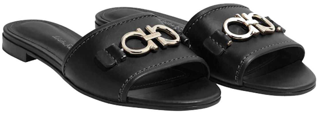 (W) FERRAGAMO Salvatore Gancini Sandal Kulit 'Hitam' 01R221-730192 Lookbook (W) FERRAGAMO Salvatore Gancini Sandal Kulit 'Hitam' 01R221-730192