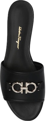 (W) FERRAGAMO Salvatore Gancini Sandal Kulit 'Hitam' 01R221-730192 Shop (W) FERRAGAMO Salvatore Gancini Sandal Kulit 'Hitam' 01R221-730192