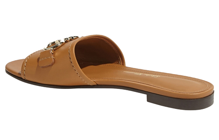 Purchase (W) FERRAGAMO Salvatore Gancini Kulit Sandal 'Coklat Fashion' 01R221-730196