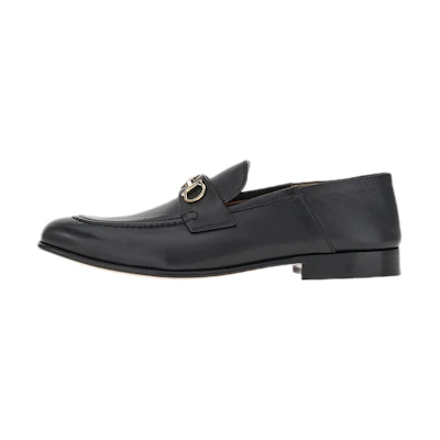(W) FERRAGAMO Salvatore Gancini Loafer 'Black Buckle'