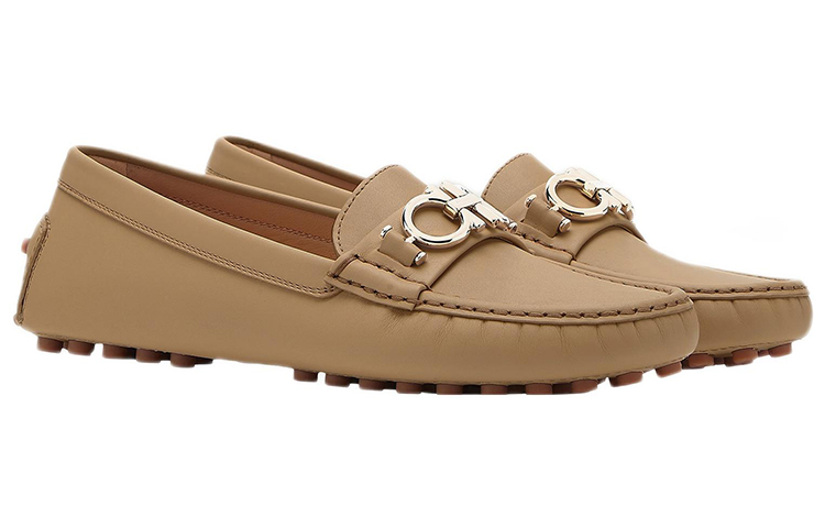 (W) FERRAGAMO Salvatore Gancini Loafer 'Light Brown' 圖 2