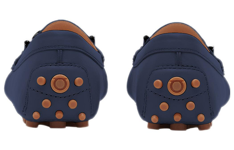 (W) FERRAGAMO Salvatore Gancini Loafer 'Navy Blue' 圖 4