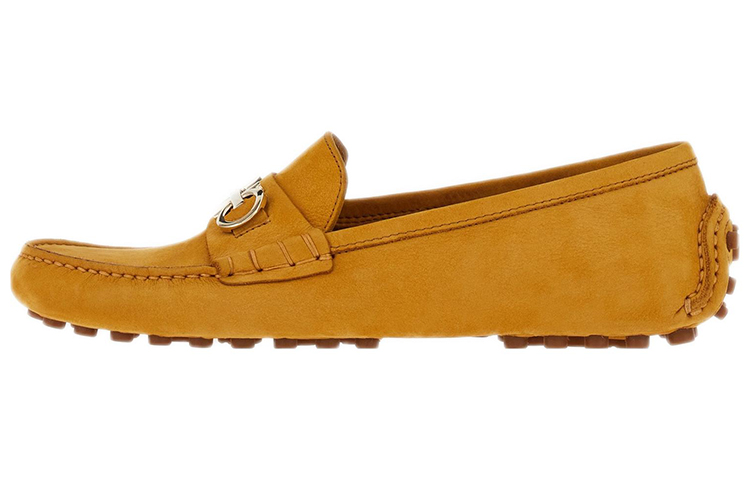 (W) FERRAGAMO Salvatore Gancini Loafer 'Yellow Velvet'