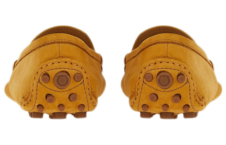 (W) FERRAGAMO Salvatore Gancini Loafer 'Yellow Velvet' 圖 4
