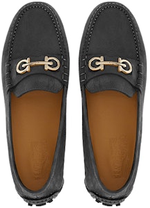 (W) 菲拉格慕萨尔瓦托雷Gancini黑色天鹅绒穆勒鞋 01E393-757935 Lookbook (W) 菲拉格慕萨尔瓦托雷Gancini黑色天鹅绒穆勒鞋 01E393-757935