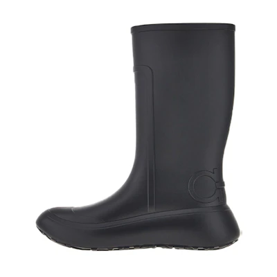 (W) FERRAGAMO Salvatore Gancini Rain Boot 'Black'