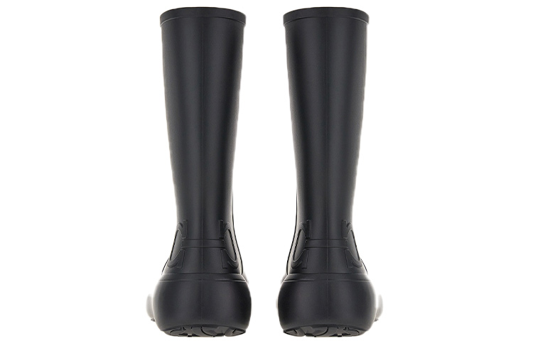 (W) FERRAGAMO Salvatore Gancini Rain Boot 'Black' 圖 3