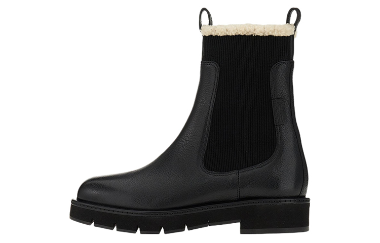 (Women) FERRAGAMO Salvatore Goat Leather Chelsea Boots 'Black' 01E162-756722