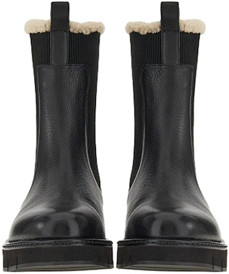 (Women) FERRAGAMO Salvatore Goat Leather Chelsea Boots 'Black' 01E162-756722 Purchase (Women) FERRAGAMO Salvatore Goat Leather Chelsea Boots 'Black' 01E162-756722