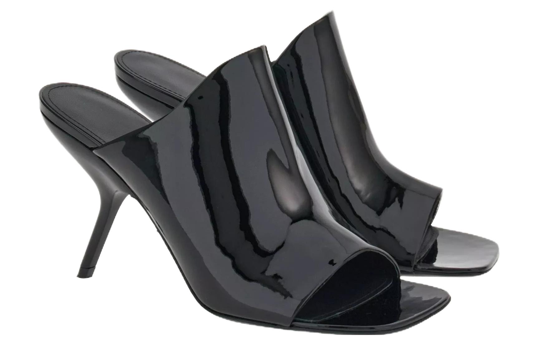 Order FERRAGAMO菲拉格慕 輕便高跟 一字拖鞋 女款 黑色