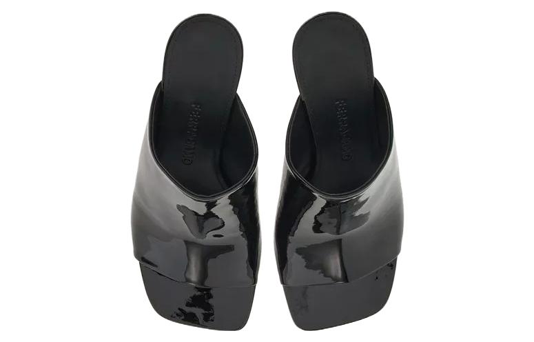 Lookbook FERRAGAMO菲拉格慕 輕便高跟 一字拖鞋 女款 黑色