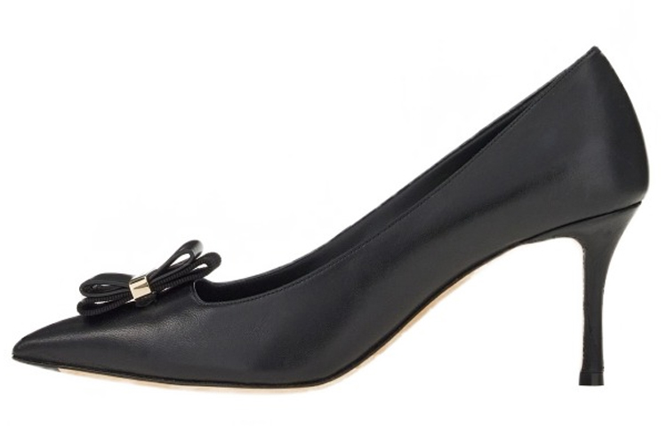 (Women) FERRAGAMO Salvatore High Heels 'Twin Bow Black' 01D739-754494