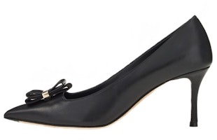 (Women) FERRAGAMO Salvatore High Heels 'Twin Bow Black' 01D739-754494 (Women) FERRAGAMO Salvatore High Heels 'Twin Bow Black' 01D739-754494