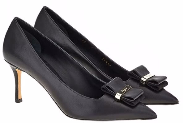 FERRAGAMO菲拉格穆 時尚雙蝶結 細根 高筒鞋 女款 黑色 Order FERRAGAMO菲拉格穆 時尚雙蝶結 細根 高筒鞋 女款 黑色