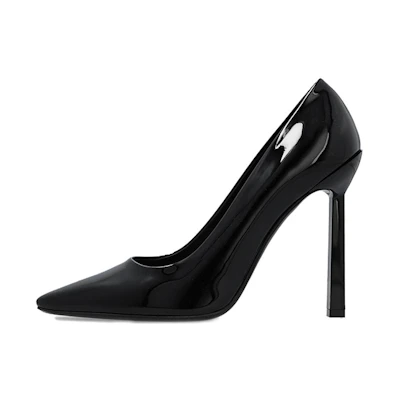 (W) FERRAGAMO Salvatore Justina High Heels 'Black Patent Leather'