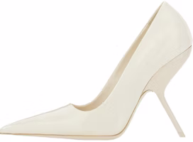 (Women) FERRAGAMO Salvatore Leather 'White Stiletto' High Heels 10.5cm 01F884-762435 (Women) FERRAGAMO Salvatore Leather 'White Stiletto' High Heels 10.5cm 01F884-762435
