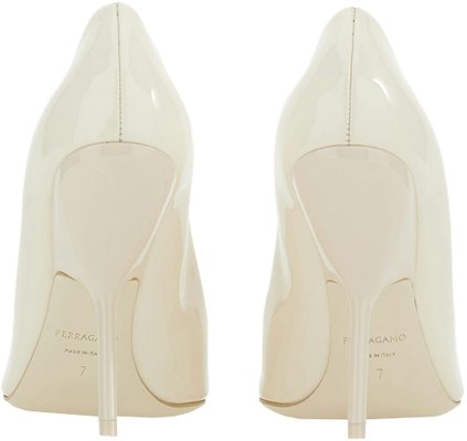 (W) FERRAGAMO Salvatore Escarpins en Cuir Blanc Talons Aiguilles 10.5cm 01F884-762435 Shop (W) FERRAGAMO Salvatore Escarpins en Cuir Blanc Talons Aiguilles 10.5cm 01F884-762435