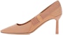 (W) FERRAGAMO Salvatore Kulit Bow Slip-On Stiletto 'Beige' 01G035-765741