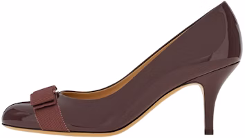 (Women) FERRAGAMO Salvatore Leather Bow Stiletto 'Burgundy' 01B788-757795 (Women) FERRAGAMO Salvatore Leather Bow Stiletto 'Burgundy' 01B788-757795