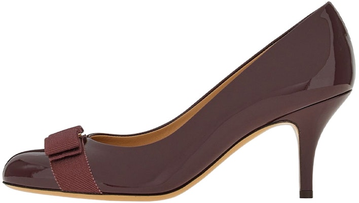 (Women) FERRAGAMO Salvatore Leather Bow Stiletto 'Burgundy' 01B788-757795 Buy (Women) FERRAGAMO Salvatore Leather Bow Stiletto 'Burgundy' 01B788-757795