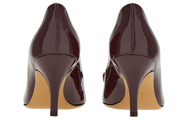 Shop (Women) FERRAGAMO Salvatore Leather Bow Stiletto 'Burgundy' 01B788-757795