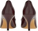 Shop (W) FERRAGAMO Salvatore Kulit Bow Stiletto 'Burgundy' 01B788-757795