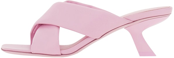 (Women) FERRAGAMO Salvatore Leather Cross Strap Slide 'Pink' 5.5cm 01F939-764069 (Women) FERRAGAMO Salvatore Leather Cross Strap Slide 'Pink' 5.5cm 01F939-764069