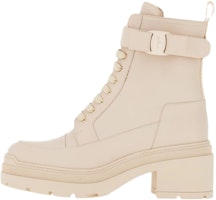 (Women) FERRAGAMO Salvatore Leather Lace-Up Ankle Boot 'Beige' 01D634-753733 (Women) FERRAGAMO Salvatore Leather Lace-Up Ankle Boot 'Beige' 01D634-753733