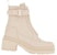 (W) FERRAGAMO Salvatore But Ankle Berwarna Beige Kulit Bertali 01D634-753733