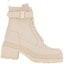 Order (W) FERRAGAMO Salvatore But Ankle Berwarna Beige Kulit Bertali 01D634-753733