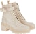 (W) FERRAGAMO Salvatore But Ankle Berwarna Beige Kulit Bertali 01D634-753733