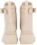 (W) FERRAGAMO Salvatore But Ankle Berwarna Beige Kulit Bertali 01D634-753733