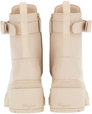 (W) FERRAGAMO Salvatore But Ankle Berwarna Beige Kulit Bertali 01D634-753733 Purchase (W) FERRAGAMO Salvatore But Ankle Berwarna Beige Kulit Bertali 01D634-753733