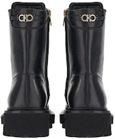 (Women) FERRAGAMO Leather Combat Boots 'Black' 01E517-758032 Purchase (Women) FERRAGAMO Leather Combat Boots 'Black' 01E517-758032