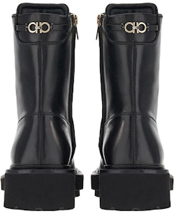 (W) 페라가모 남성 블랙 가죽 레이스업 숏부츠 01E517-758032 Purchase (W) 페라가모 남성 블랙 가죽 레이스업 숏부츠 01E517-758032