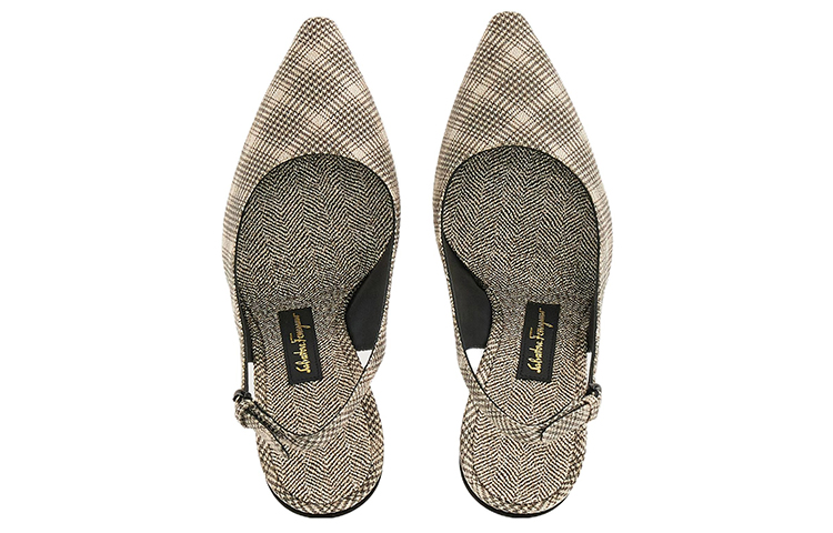 (W) FERRAGAMO Salvatore Leather Mule 'Gold Black Buckle' 圖 3