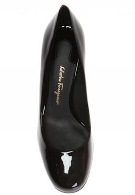 (Women) FERRAGAMO Salvatore Leather Patent Pumps 'Black Block Heel' 01M686-672733 Shop (Women) FERRAGAMO Salvatore Leather Patent Pumps 'Black Block Heel' 01M686-672733