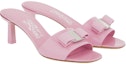 Order (W) FERRAGAMO Salvatore Kulit Peep-Toe Stiletto Sandal 'Pink Fashion' 01E562-763587