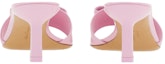 Shop (W) FERRAGAMO Salvatore Kulit Peep-Toe Stiletto Sandal 'Pink Fashion' 01E562-763587
