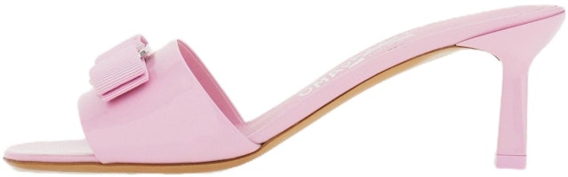 (Women) FERRAGAMO Salvatore Leather Peep-Toe Stiletto Sandals 'Pink Fashion' 01E562-763587 (Women) FERRAGAMO Salvatore Leather Peep-Toe Stiletto Sandals 'Pink Fashion' 01E562-763587