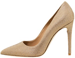 (Women) FERRAGAMO Salvatore Leather Pointed Toe Pump 'Gold' 01D270-999044 (Women) FERRAGAMO Salvatore Leather Pointed Toe Pump 'Gold' 01D270-999044