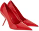 Order (W) FERRAGAMO Salvatore Leren Puntige Neus Stiletto ''Rood'' 01F884-762436